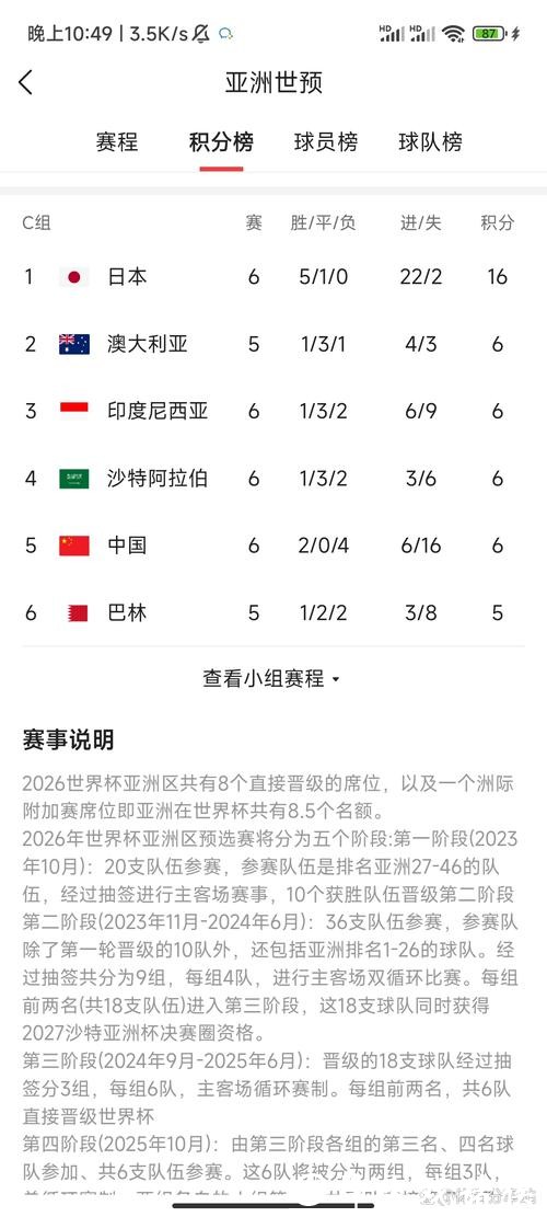 2026世界杯比分：球队积分详细解析